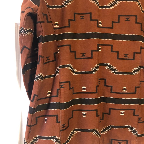 Vintage Circle T Western Blazer Jacket | Aztec Print | Made in USA | Medium - Picture 7 of 13